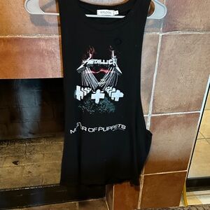 MISSLOOK Black Graphic Muscle Tee